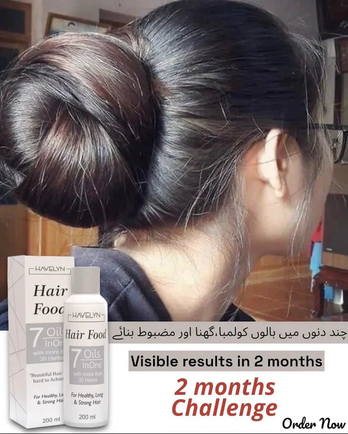 Hair Food - 7 in 1 Oils For Hair Growth & Volume